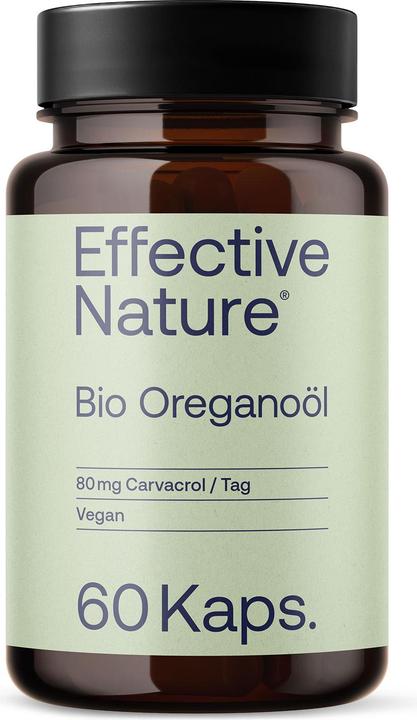 Effective Nature Bio Oregano Öl (60 Stück, Kapseln, 30 g)
