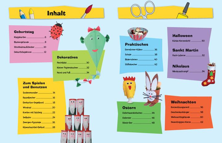 Actual product image Bastelbuch für Kinder ab 2 Jahren (German, Elisabeth wooden apple, 2015)