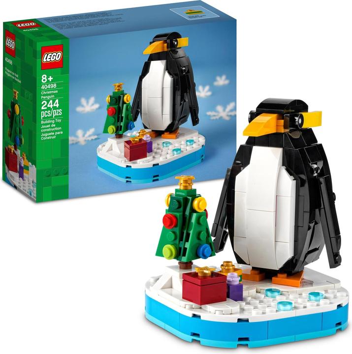 Actual product image LEGO Christmas penguin (40498, LEGO Icons, LEGO Rare Sets)