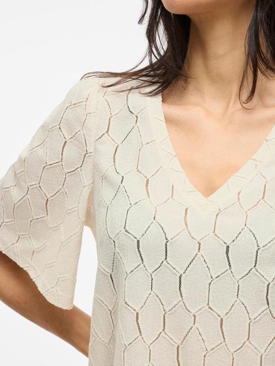 Actual product image Vila V-neck top with short sleeves (M)