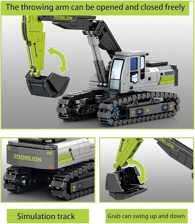 Immagine prodotto Sembo 705103 - Escavatore Rauppen Zoomlion (236 pezzi)