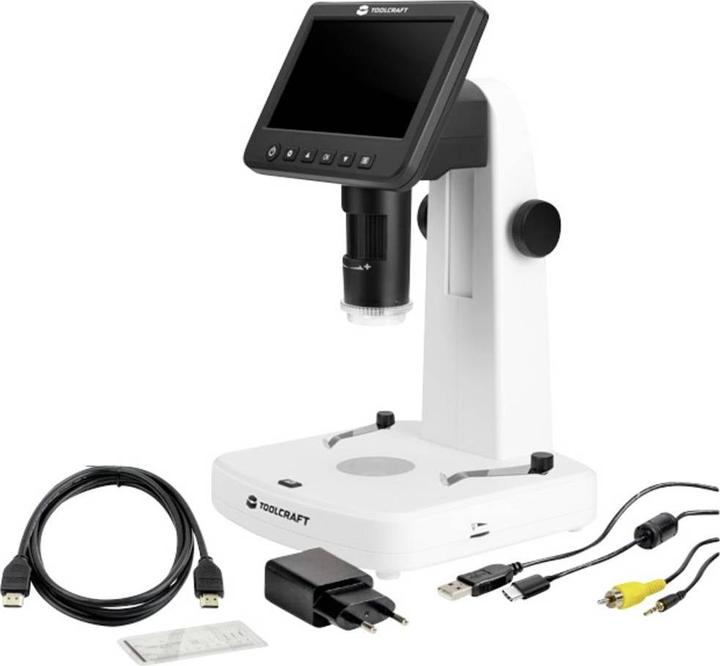 Actual product image Toolcraft TO-9076404 12.7 cm (5-inch) LCD digital microscope with Polaris