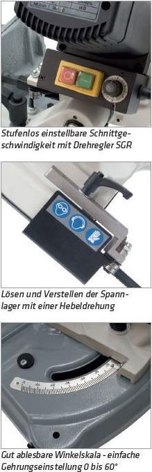 Produktbild Elmag Metall-Bandsägemaschine TB 125 Vario