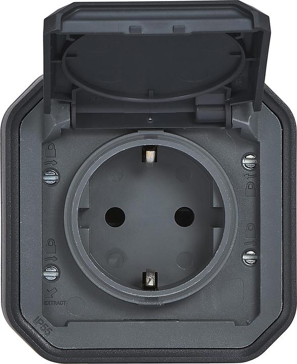 Produktbild Legrand Plexo New Feuchtraum-Aufputz-Steckdose
