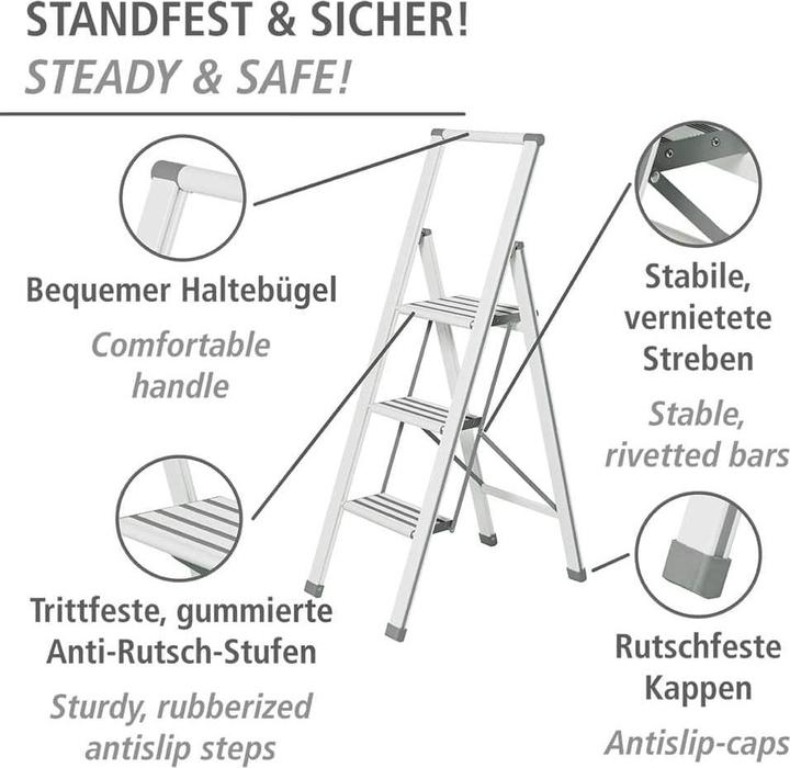 Actual product image Wenko Household ladder (Stile, 44 cm)