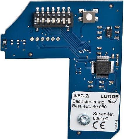 Actual product image Lunos LUNO 5/EC-ZI base board with step switching, time delay and interval switching (Circuit board)