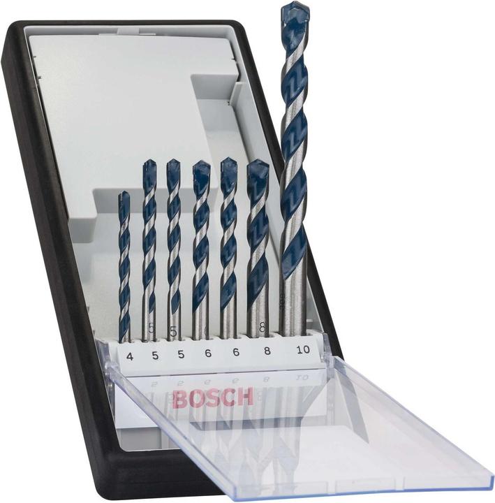 Bosch Professional Zubehör 7-tlg. CYL-5 Betonbohrer-Set, Robust Line, 4–10 mm (4, 5, 6, 8, 10 mm)