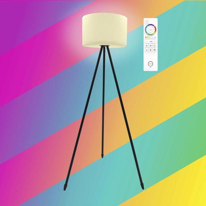 Produktbild Müller Licht tint Outdoor-Stehleuchte Khaya, white+color LED-Stehleuchten (806 lm, E27)