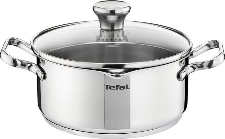 Actual product image Tefal Duetto saucepan (20 cm, Pot, Stainless steel)