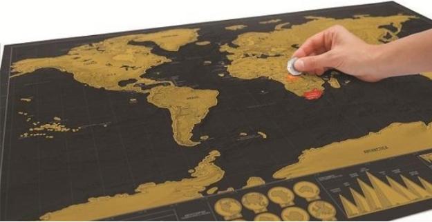 Produktbild Luckies Scratch Map (42 x 30 cm)