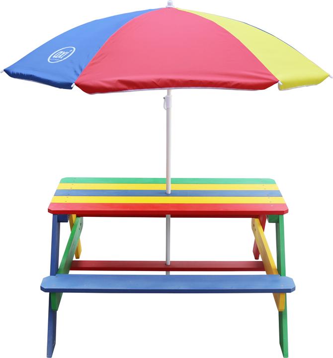 Produktbild Axi Nick Picknicktisch Regenbogen - Sonnenschirm Regenbogen