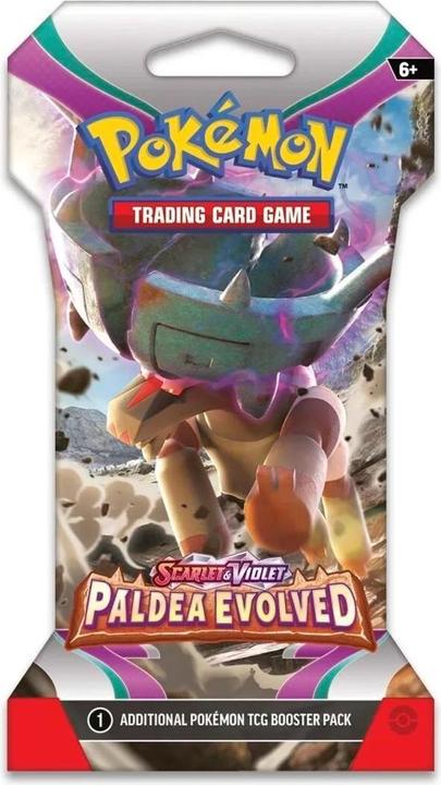 Image du produit Pokémon JCC - Écarlate et Violet - Pack de Booster Blister Évolutions à Paldea (1 Booster aléatoire) (Anglais, Pack de boosters)