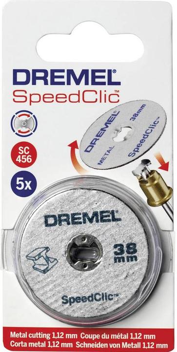 Actual product image Dremel EZ SpeedClic metal cutting discs Ø 38.0 mm (12 pieces)