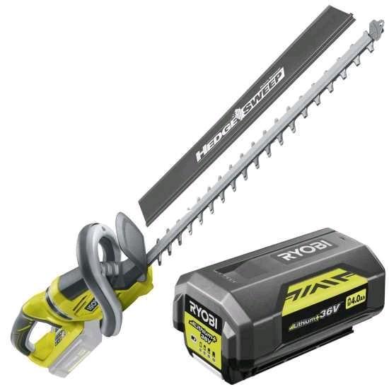 Produktbild Ryobi AkkuHeckenschere MAX POWER 36V 4Ah 60 cm Klingenlänge (Akkuheckenschere)