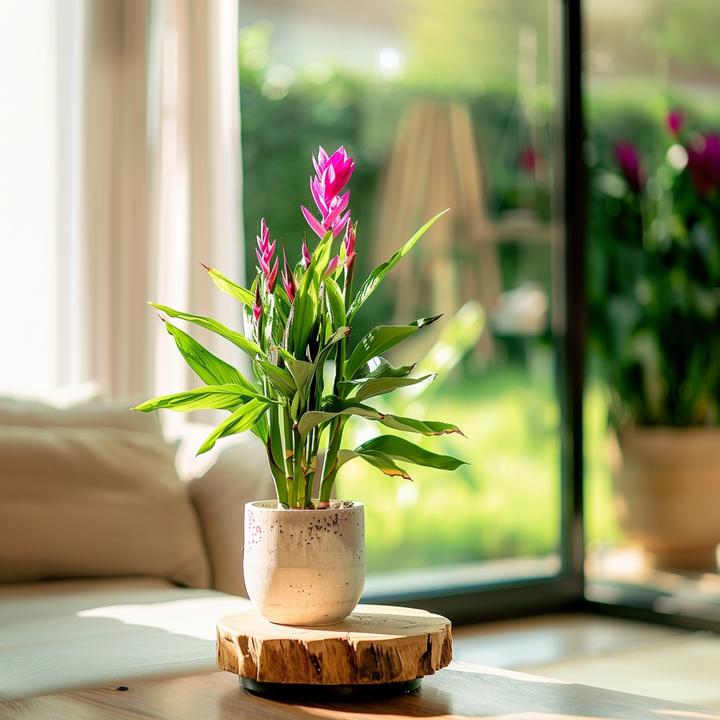 Image du produit Plant in a Box Curcuma alismatifolia 'Siam Splash' - Kurkumen (40 cm, Respectueux des animaux)