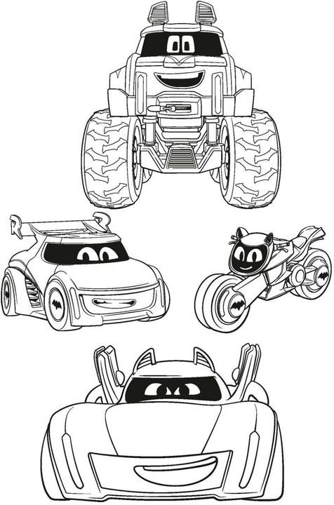 Actual product image DC Batwheels: Cool colouring pad