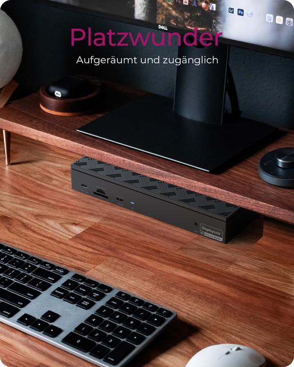 Immagine prodotto Icy Box 17-in-1 DisplayLink (USB-C, 17 Porti)