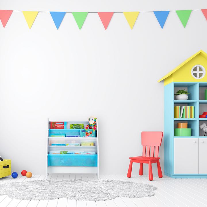 Actual product image Relaxdays Children bookshelf