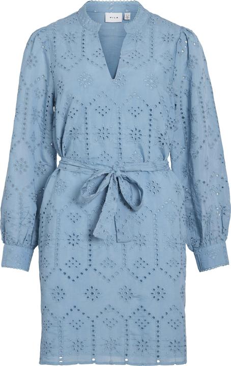 Vila Langarm Minikleid