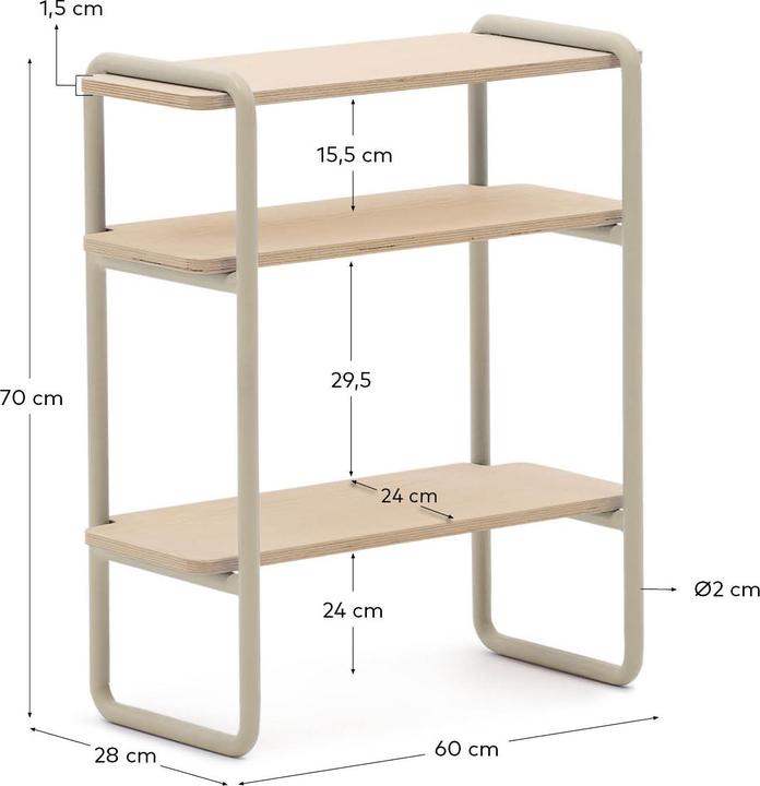 Produktbild Kave Home Tinn (28 x 60 cm)