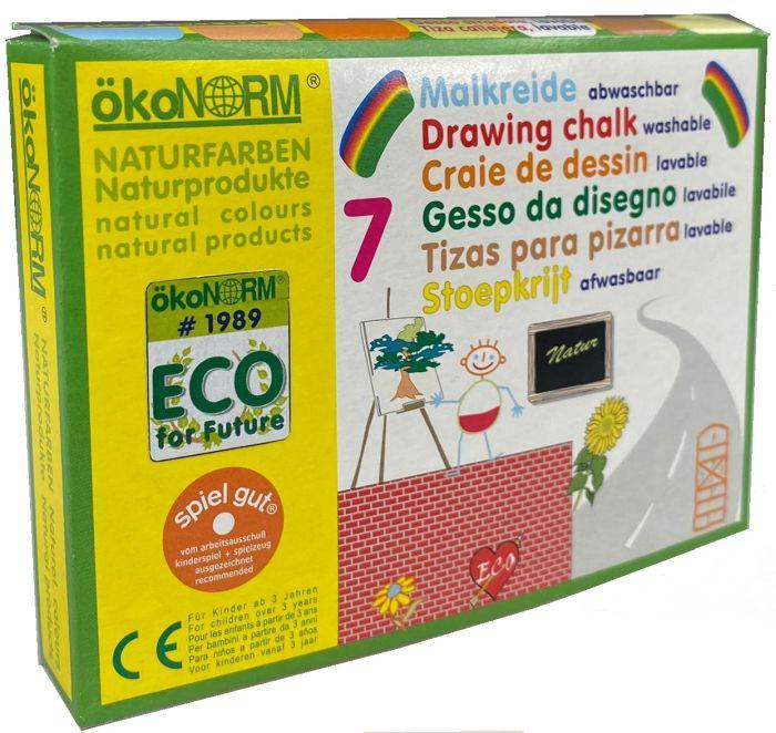 Produktbild ÖkoNorm Strassenmalkreide (Mehrfarbig, 7 x)