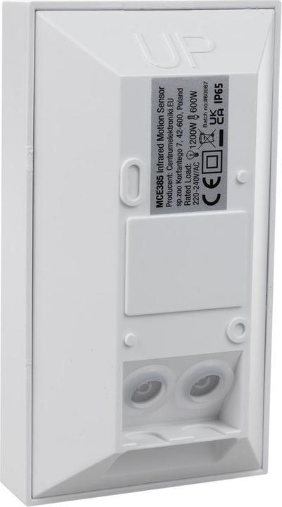 Produktbild Maclean MCE385 PIR Bewegungsmelder mit Reichweite bis 12m für den Aussenbereich Infrarot Erfasst Ke (12 m)