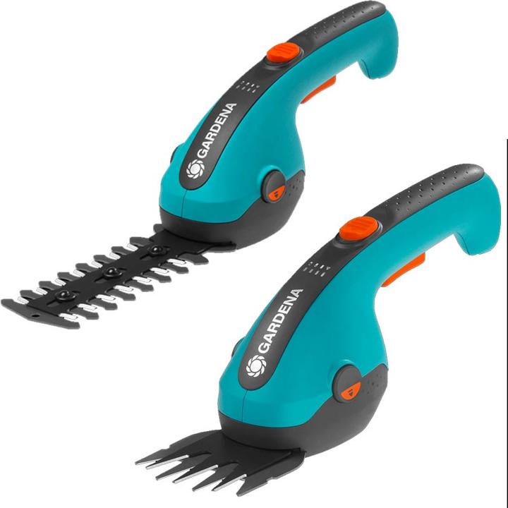 Immagine prodotto Gardena Set di cesoie a batteria per erba e arbusti ClassicCut Li (Tagliasiepi a batteria)