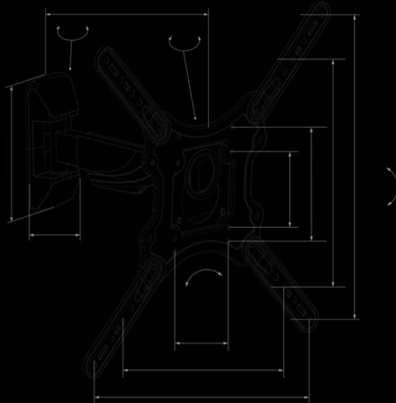 Produktbild Schwaiger Motion (Wand, 75", 35 kg)