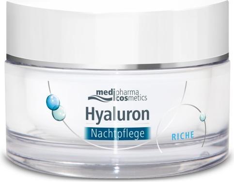 Produktbild Medipharma cosmetics Hyaluron Nachtpflege reichhaltig, 50 ml Creme (50 ml, Nachtcreme)