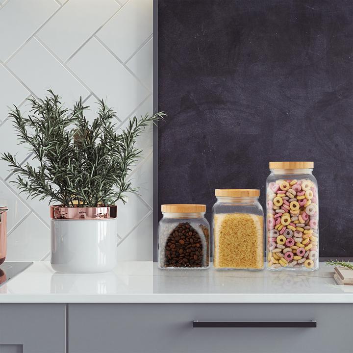 Actual product image Relaxdays Storage jars (1.40 l)