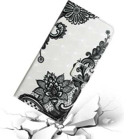 Immagine prodotto Cover-Discount Google Pixel 6 Pro - Custodia Glitter Effect Flowers nero (Google Pixel 6 Pro)
