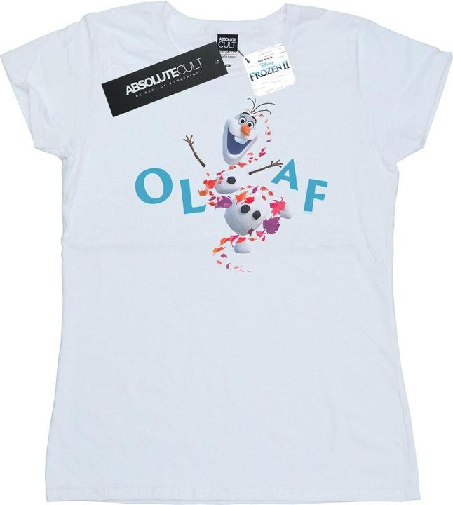 Disney Frozen 2 Olaf Leaf Jump TShirt (L)