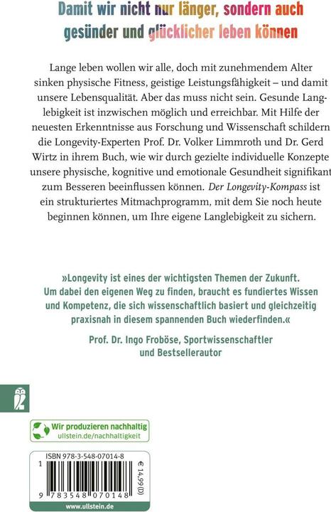 Immagine prodotto Der Longevity-Kompass (Tedesco, Volker Limmroth, Gerd Wirtz, 2025)