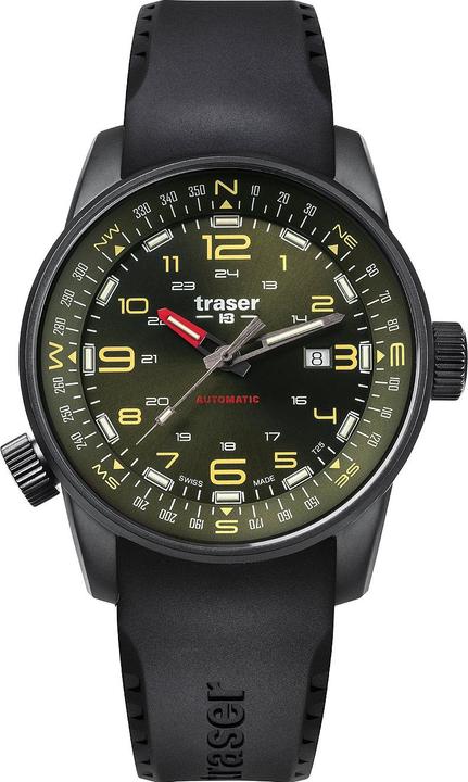 Actual product image Traser H3 110457 P68 Pathfinder Automatic 46mm 10ATM (Analogue wristwatch, 46 mm)
