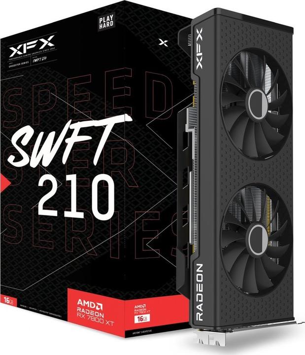 Immagine prodotto XFX Speedster SWFT 210 Radeon RX 7800 XT Core Edition (16 GB)