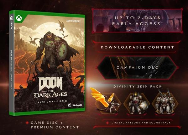 Produktbild Bethesda DOOM: The Dark Ages Premium Edition (Xbox Series X, IT)