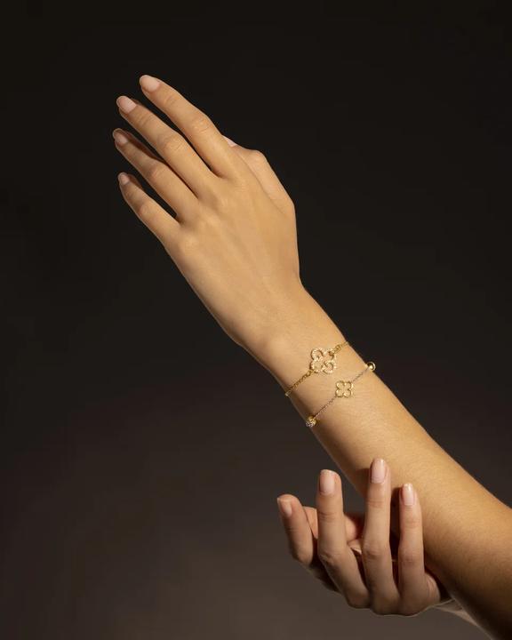Immagine prodotto Charles Garnier Bracciale in argento bicolore, ossido di zirconio (20.50 cm, Argento 925)