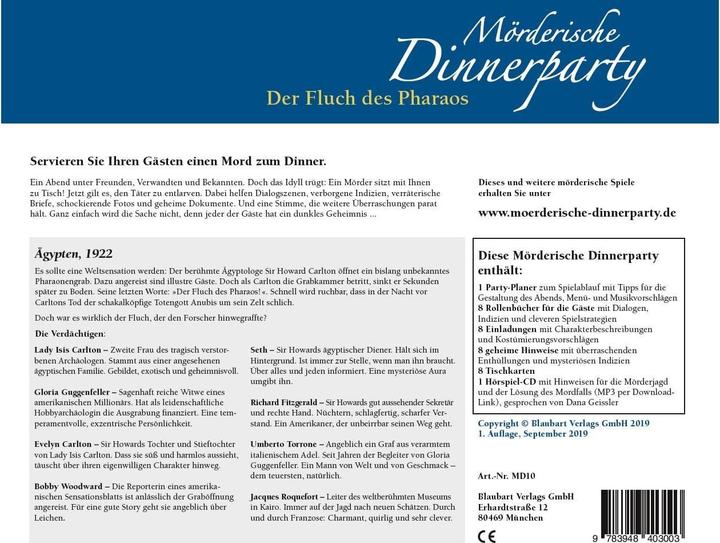 Image du produit Dîners meurtriers (Allemand)