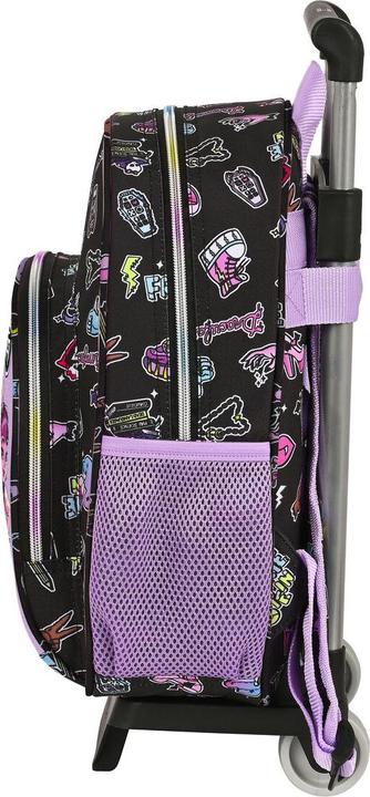 Image du produit Monster High Sac à dos scolaire à roulettes Creep Noir 28 x 34 x 10 cm