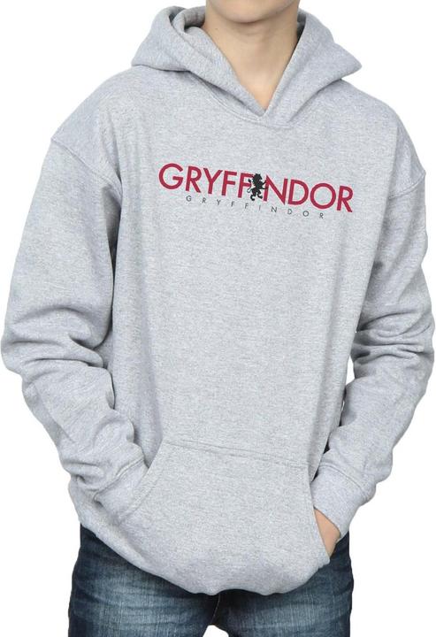Actual product image Boys Gryffindor Text Hoodie (152, 158)