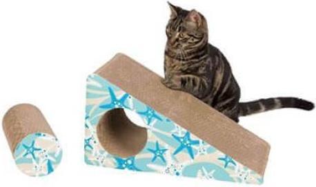 Produktbild Trixie Kratzrampe 2-teilig (21 cm, Türkis)