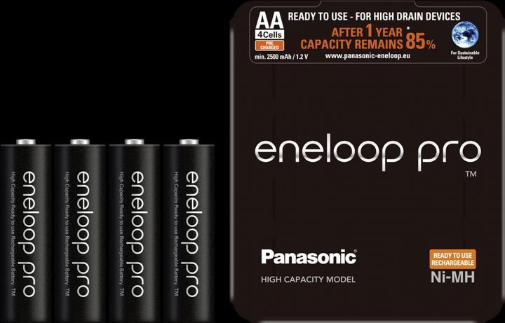 Image du produit Panasonic eneloop pro avec Storage Case (4 pcs, AA, 2500 mAh)