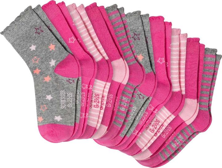 Produktbild Schiesser Stern - 10 Paar Kindersocken Mädchen (10er Pack, 27 - 30)