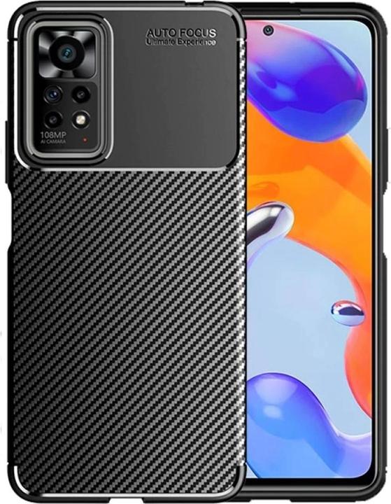 Produktbild Screenguard Xiaomi Redmi Note 11S Hülle Carbon Design TPU Case (Xiaomi Redmi Note 11S)