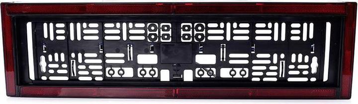 Produktbild WAS W253 2118 Kennzeichenhalter, Reflektor, Kennzeichenleuchte (B x H x T) 584 x 163 x 32mm (Heck)