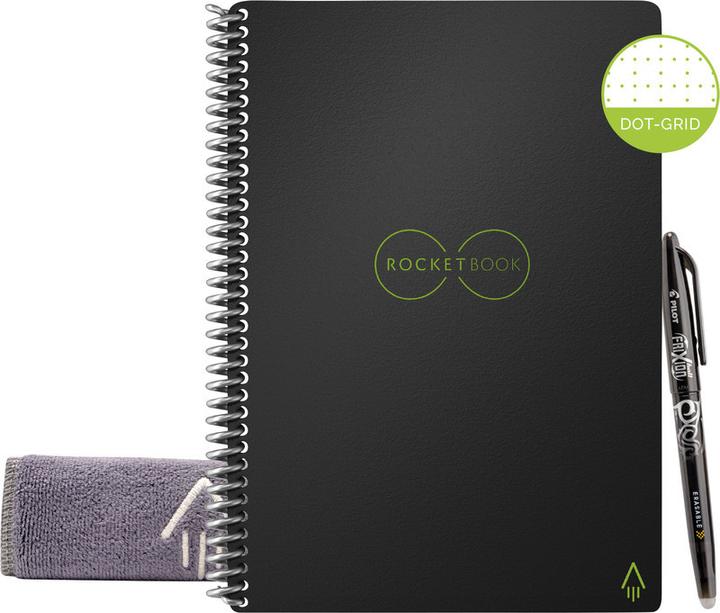 Image du produit Rocketbook Quaderno con spirale Core (A5, Pointillés, Couverture rigide)