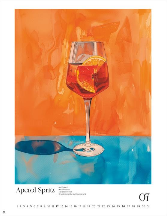 Produktbild Cocktails Posterkalender 2026 (34 x 44 cm, Harter Einband, Deutsch)