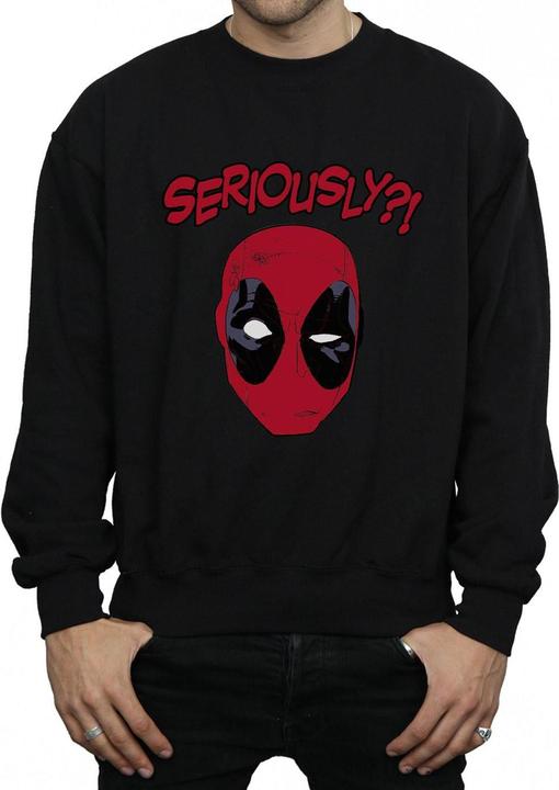 Actual product image Mens Deadpool Seriously Sweatshirt (M)