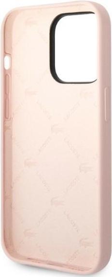 Immagine prodotto Lacoste LCHCP14XSI iPhone 14 Pro Max 6,7" jasnoróżowy/ rosa chiaro Custodia rigida in silicone (Apple iPhone 14 Pro Max)