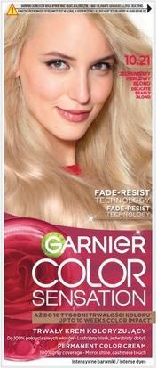 Garnier Color Sensation Creme farba do włosów 10.21 Jedwabisty Perfłowy Blond (10.21 Jedwabisty Perfłowy Blond)
